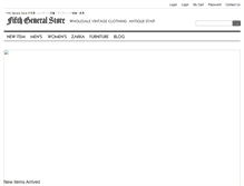 Tablet Screenshot of fifth-general-store.jp